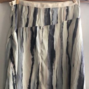 Silk maxi skirt